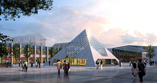 石家庄金字塔网架